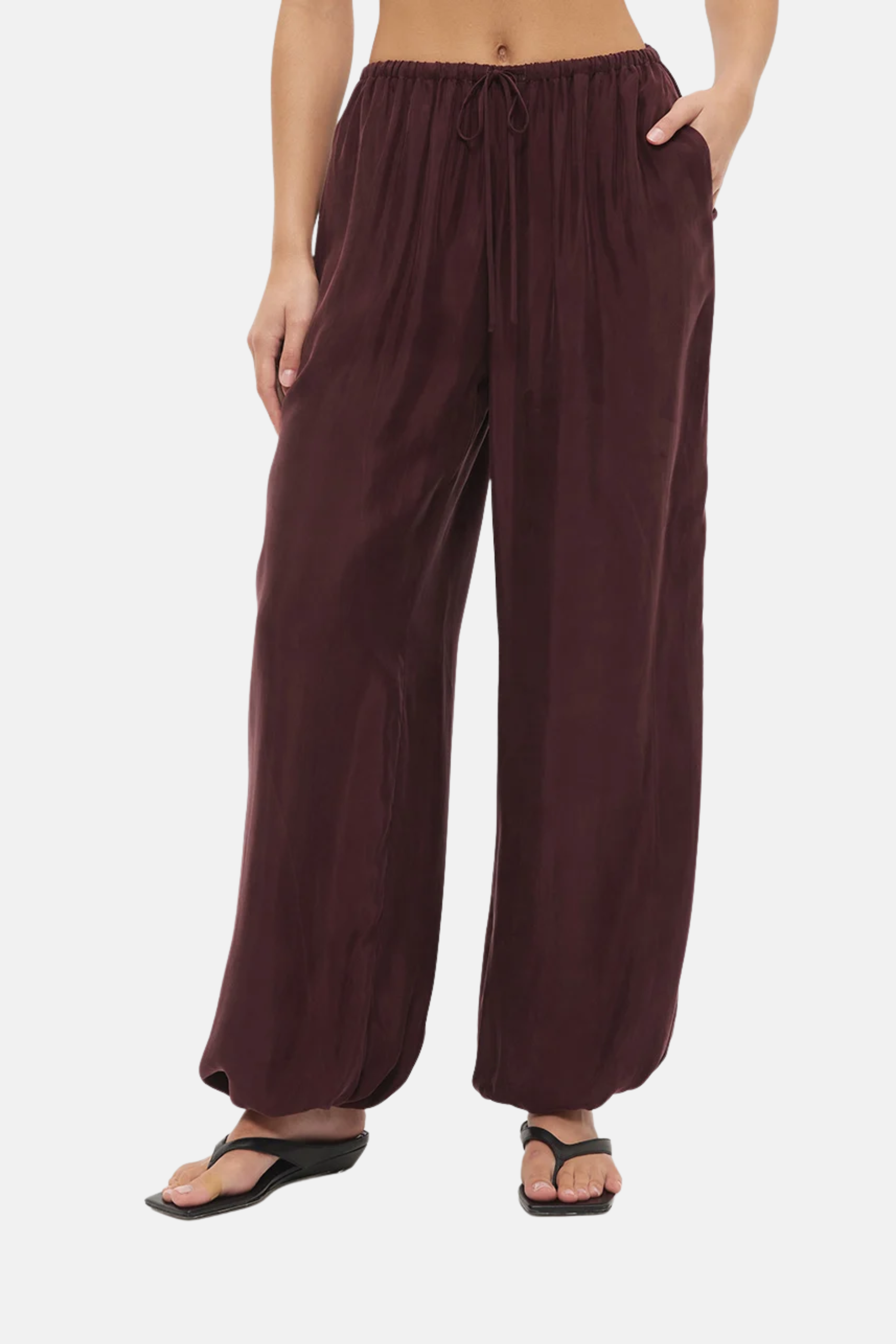Mon Renn Eadie Harem Pant Chestnut
