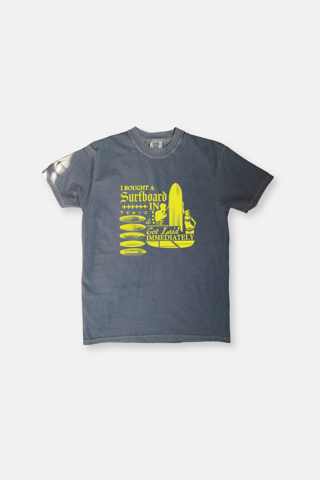 Freddy Tyler Paul 'Surf' Tee Denim Blue