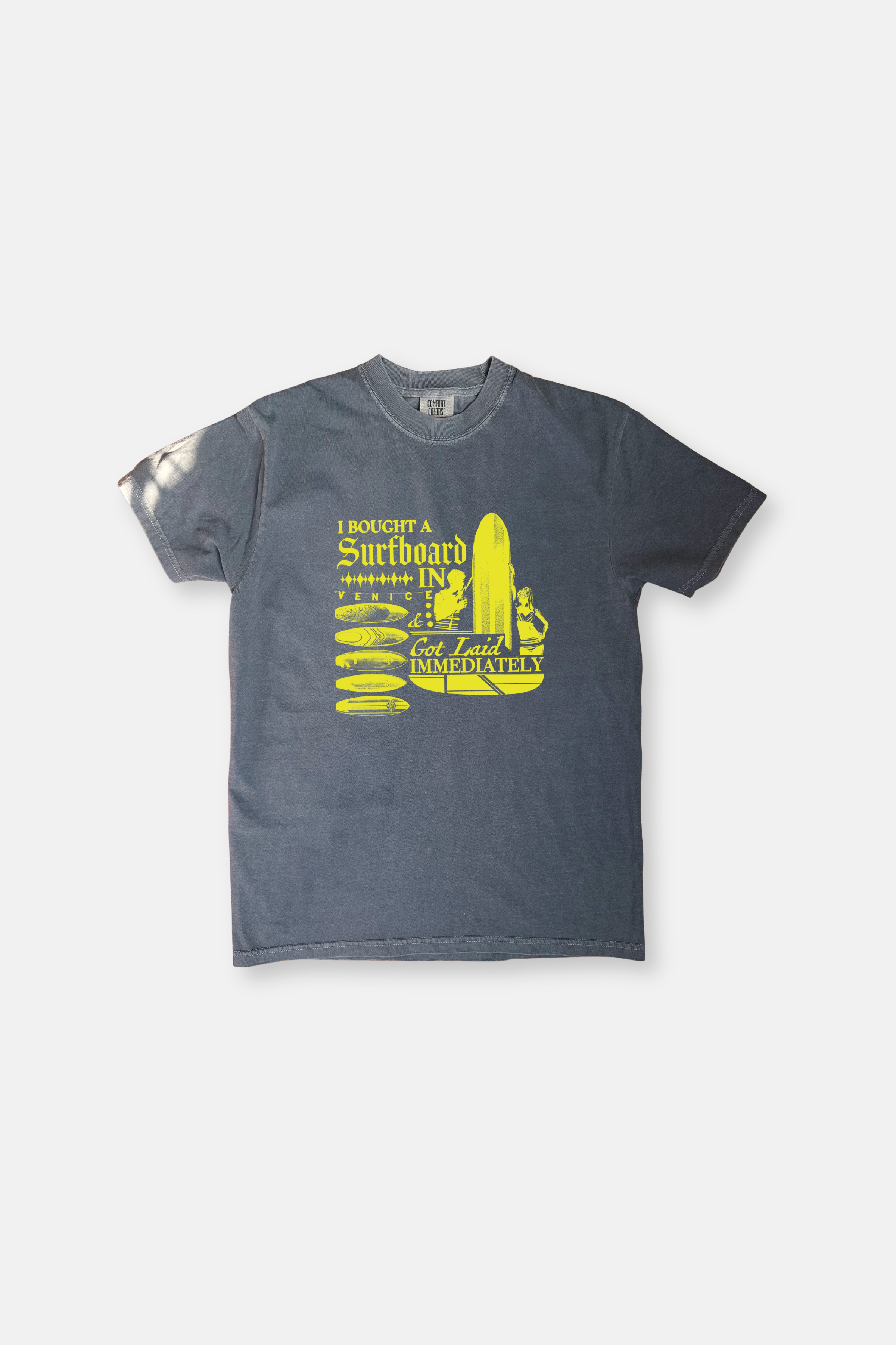 Freddy Tyler Paul 'Surf' Tee Denim Blue