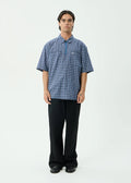 MOUNTAINS WORKWEAR SHORT SLEEVE SHIRT | NAVY CHECK