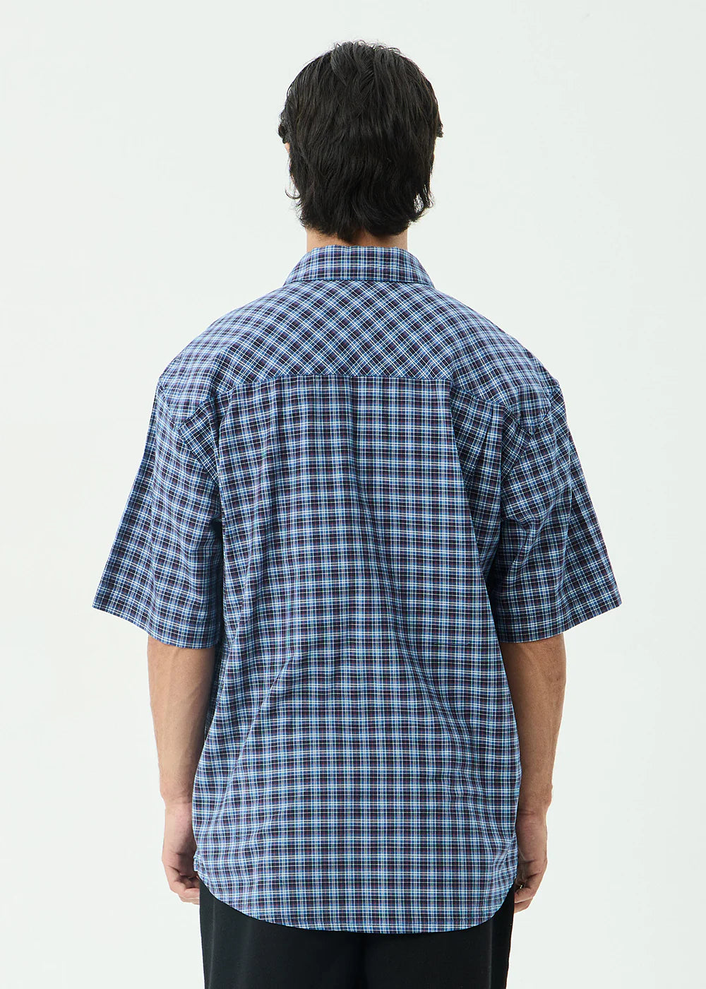 MOUNTAINS WORKWEAR SHORT SLEEVE SHIRT | NAVY CHECK