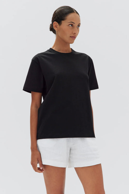 ORGANIC BASE TEE | BLACK