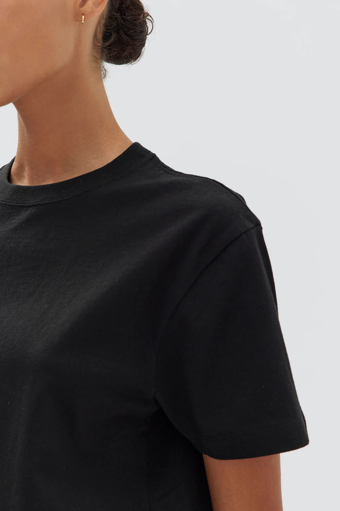 ORGANIC BASE TEE | BLACK