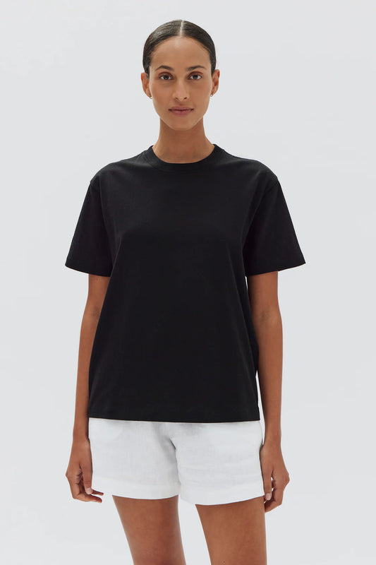 ORGANIC BASE TEE | BLACK