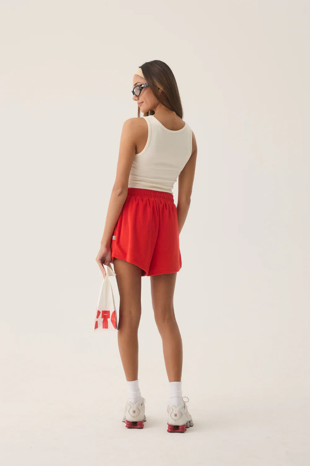 TROPIQUES TERRY SHORT | APPLE RED