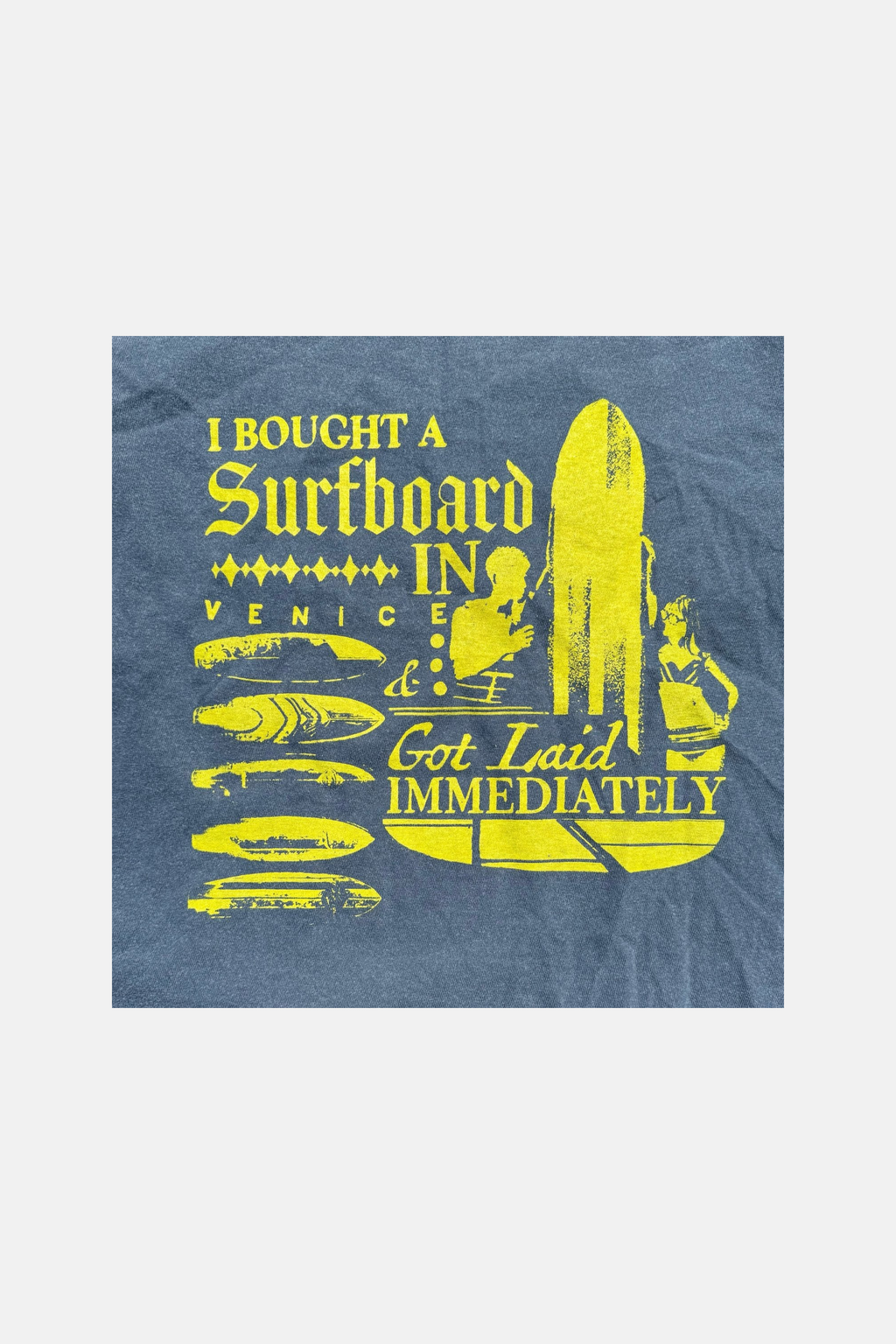 Freddy Tyler Paul 'Surf' Tee Denim Blue