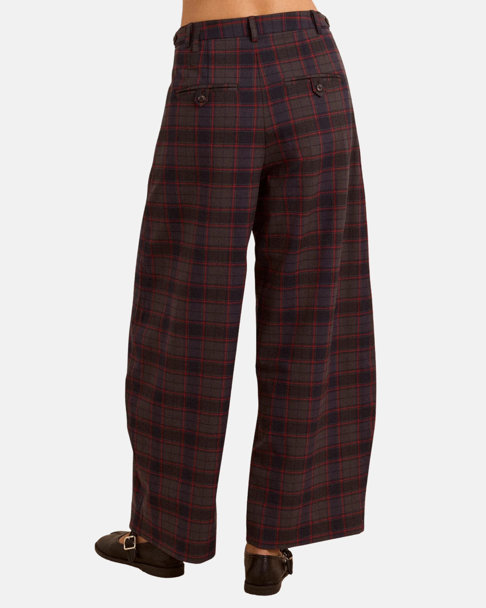 Damson Madder Haisley Trouser Sirius Check