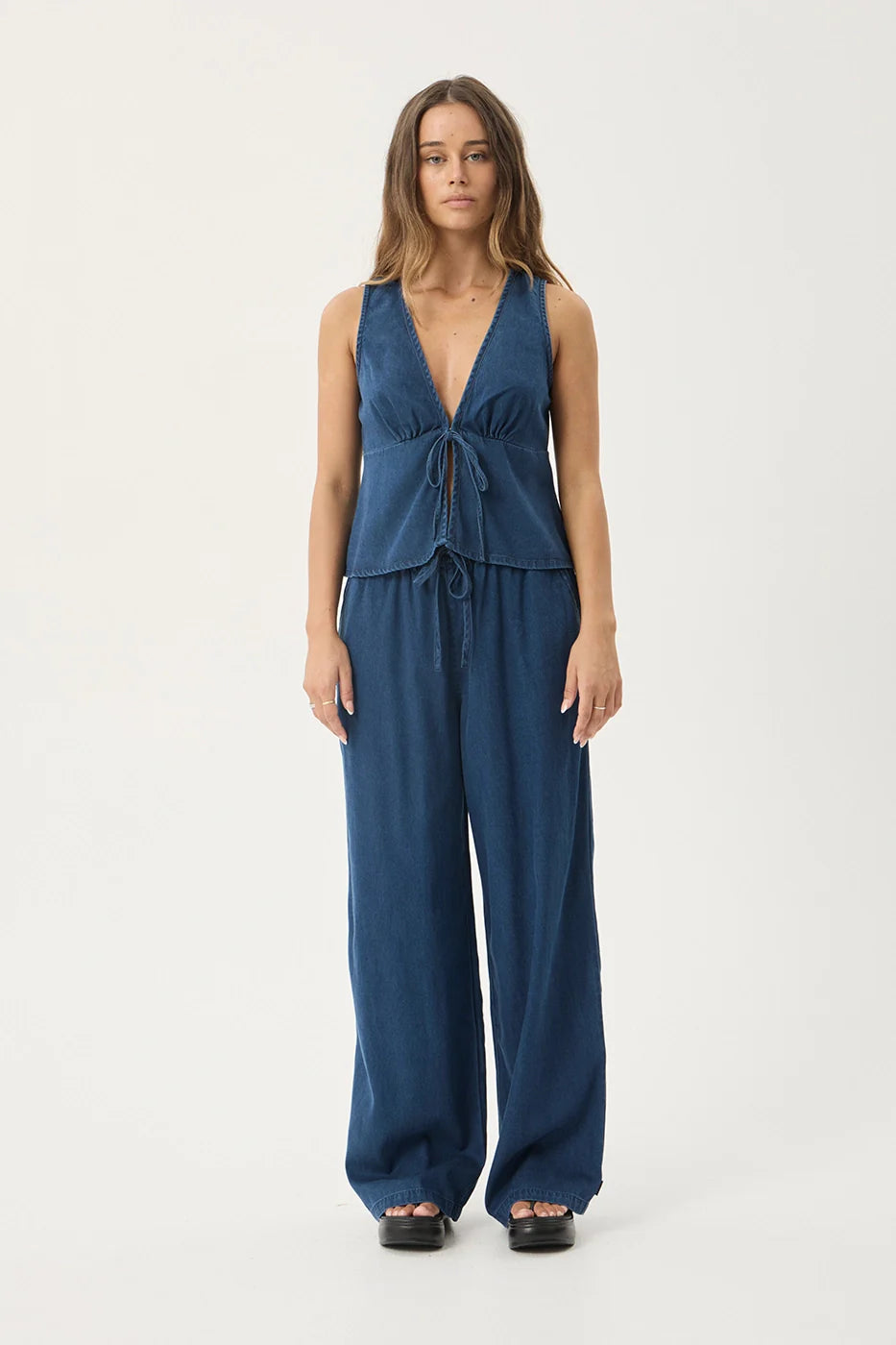 PALMER SLEEVELESS TOP | INK