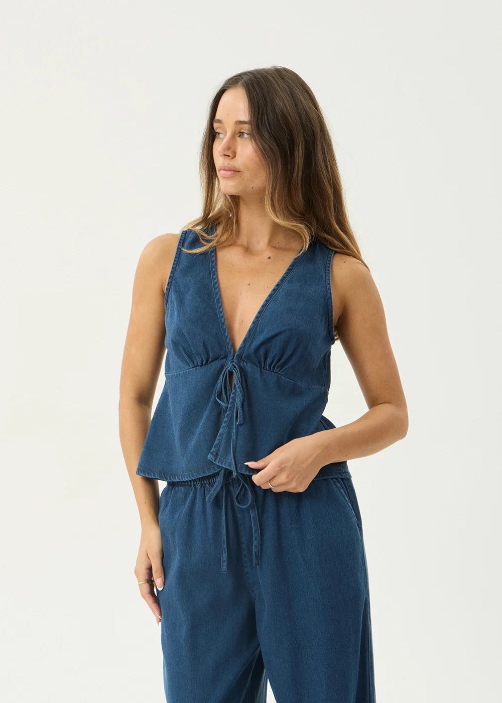 PALMER SLEEVELESS TOP | INK