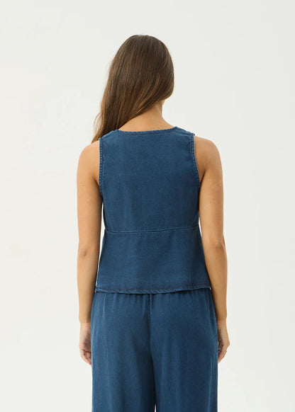 PALMER SLEEVELESS TOP | INK