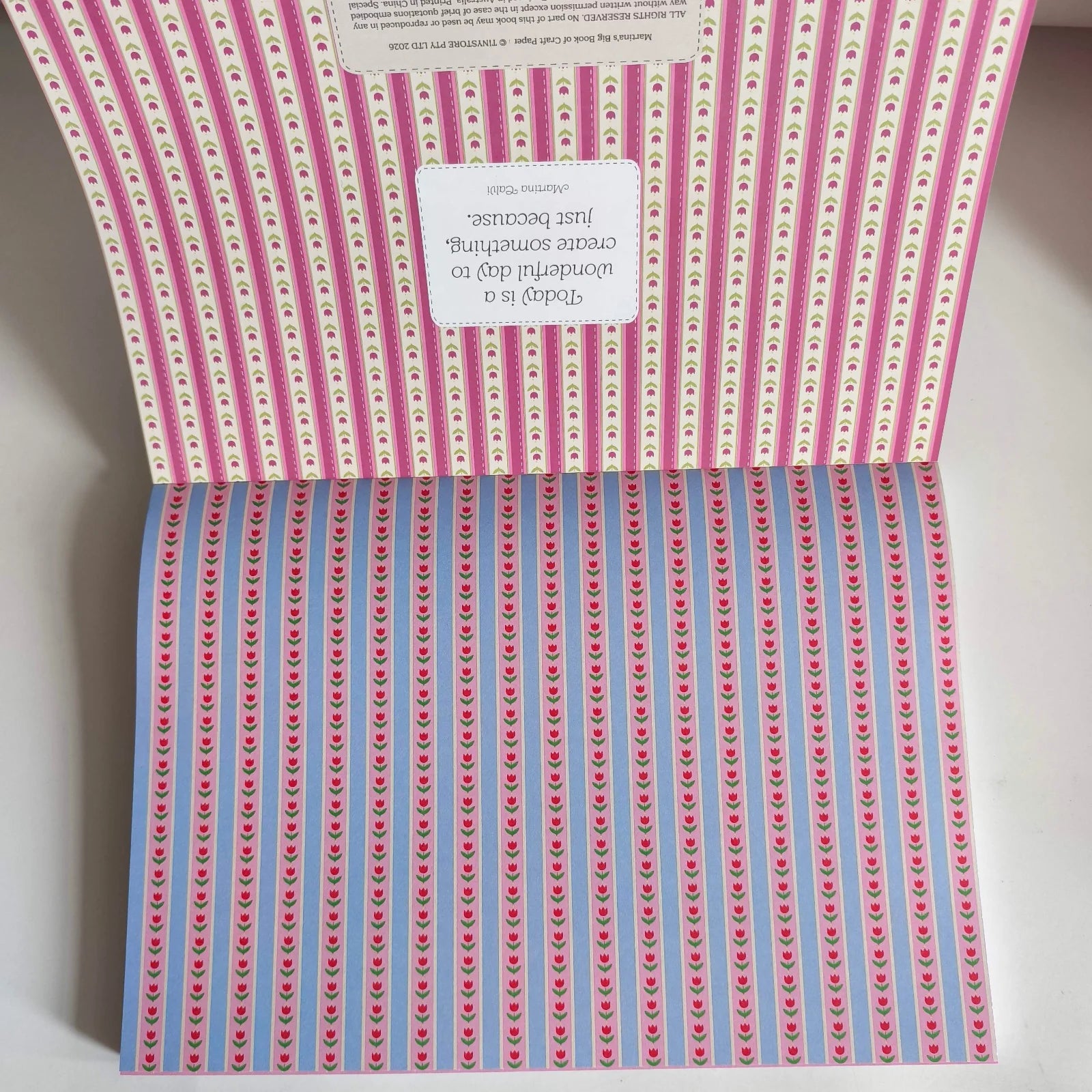 MARTINA'S TINY BOOK BIG BOOK OF CRAFT PAPER | 80+ PATTERNS!