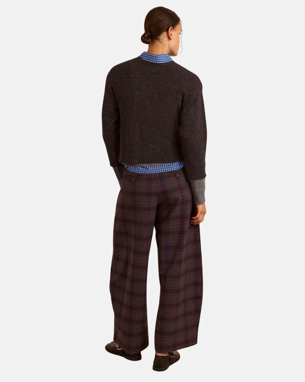 Damson Madder Haisley Trouser Sirius Check