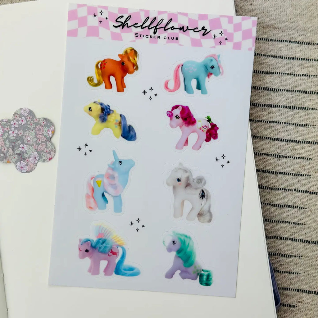 MY LITTLE PONY STICKER SHEET | SHELLFLOWER