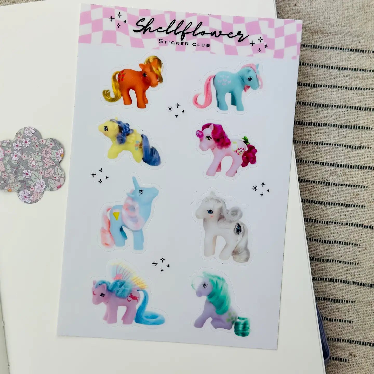 MY LITTLE PONY STICKER SHEET | SHELLFLOWER