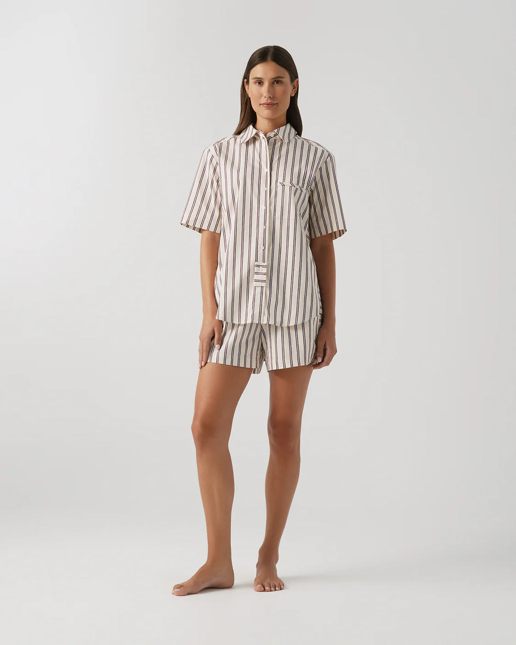 SHORT SLEEVE SHIRT | CREAM
