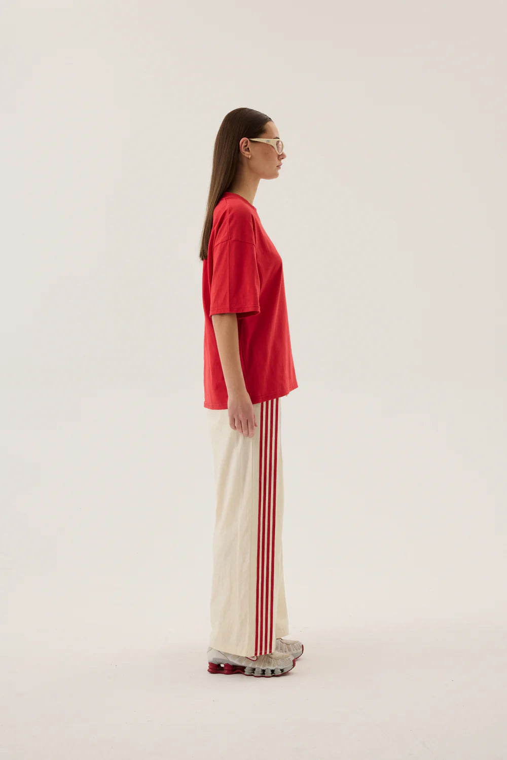 CHILLIN OVERSIZED TEE | POPPY RED