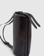 BROOKE MINI BARREL BAG | BURNT COFFEE