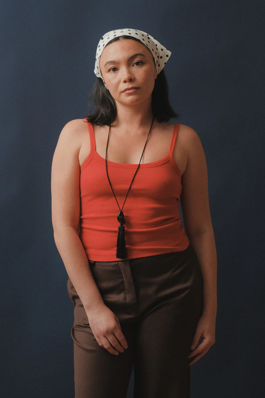 RIBBED SINGLET | ROSSA