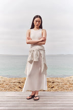 KONA MIDI DRESS | WHITE
