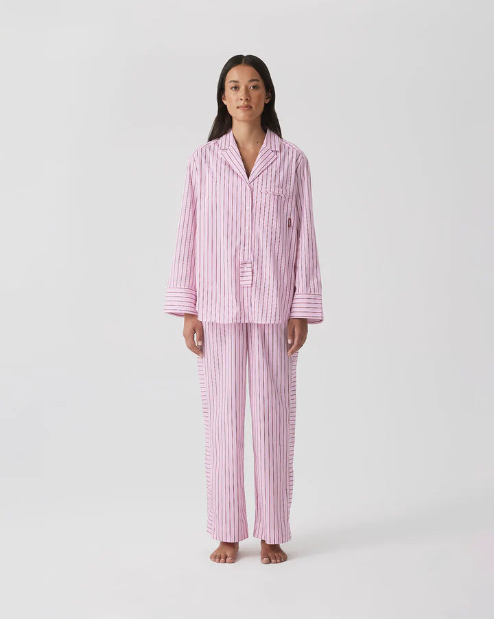 LONG SLEEVE SLEEP SHIRT | POPPY