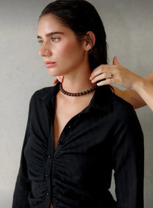 Medium Necklace | SMOKY QUARTZ