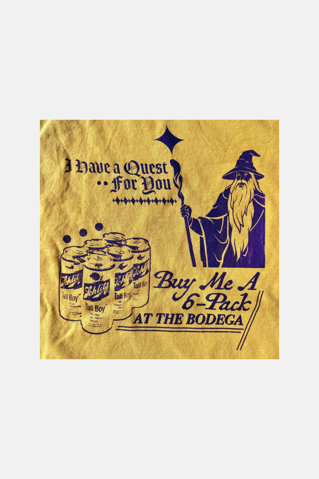 Freddy Tyler Paul 'Bodega' Tee Yellow
