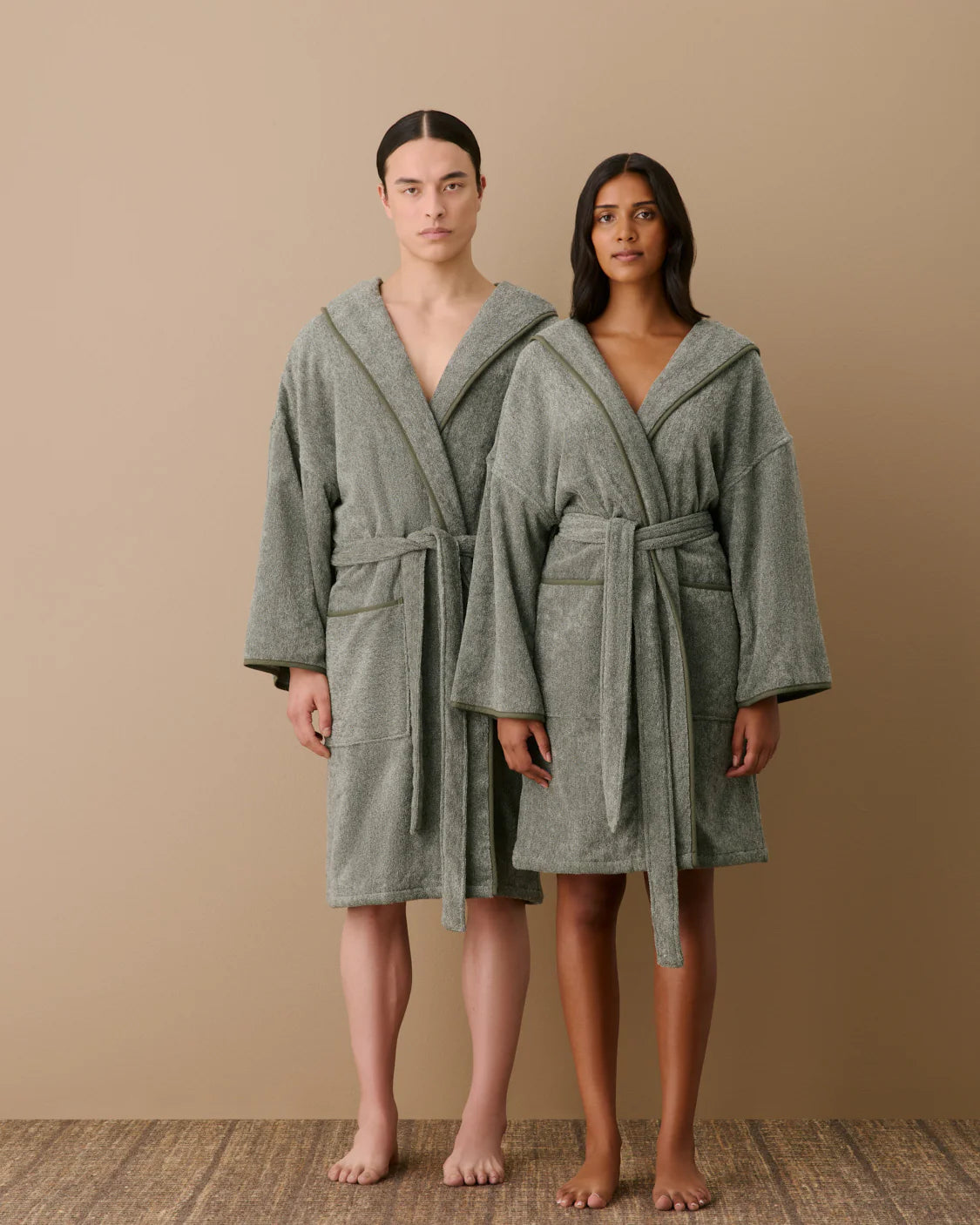Hommey Short Robe Lotus