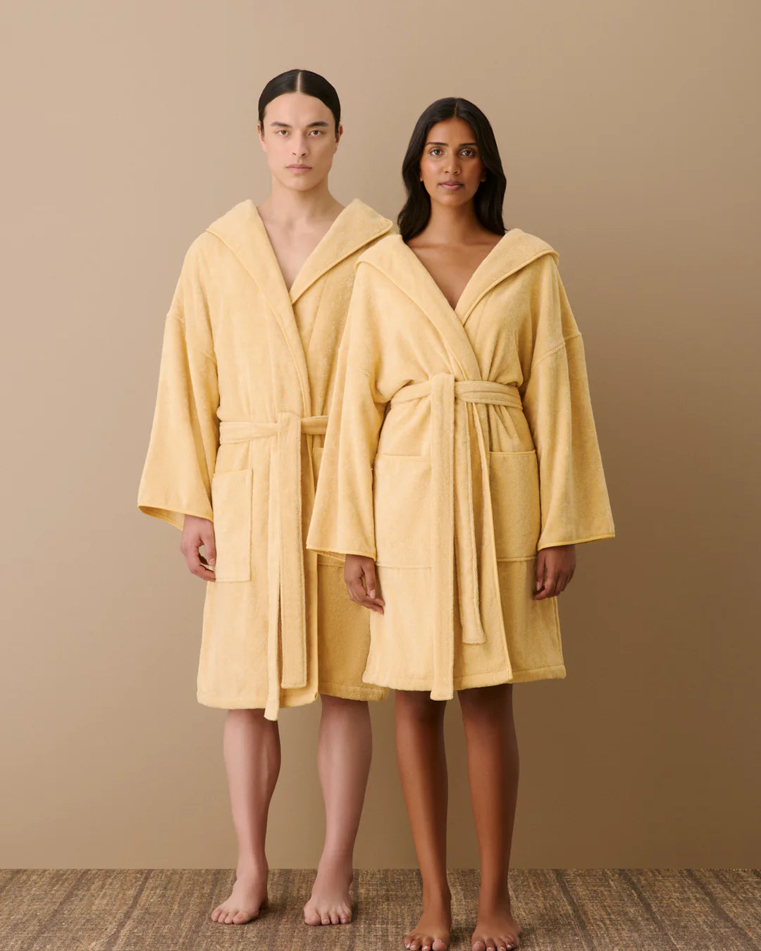 Hommey Short Robe Sunflower