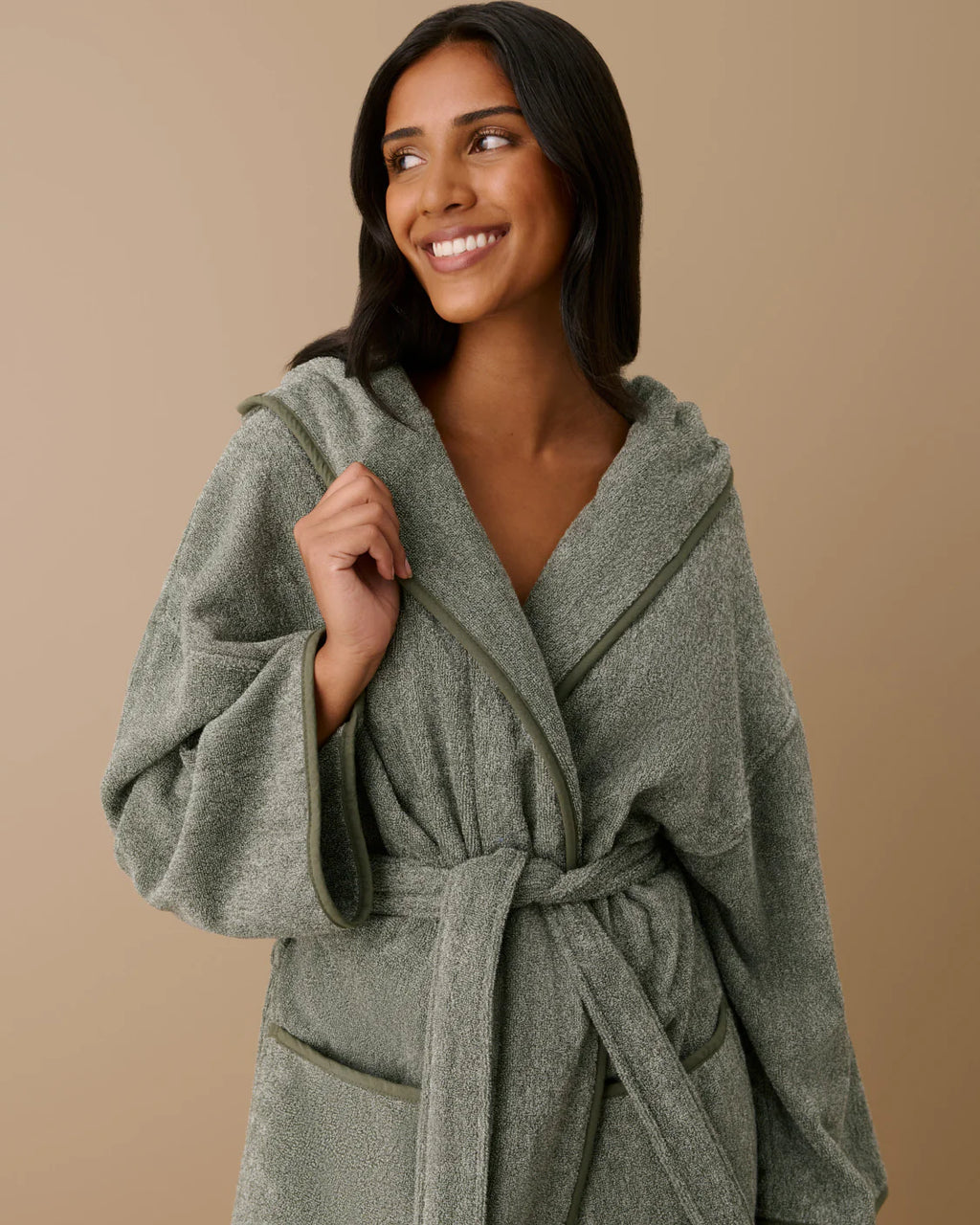Hommey Short Robe Lotus