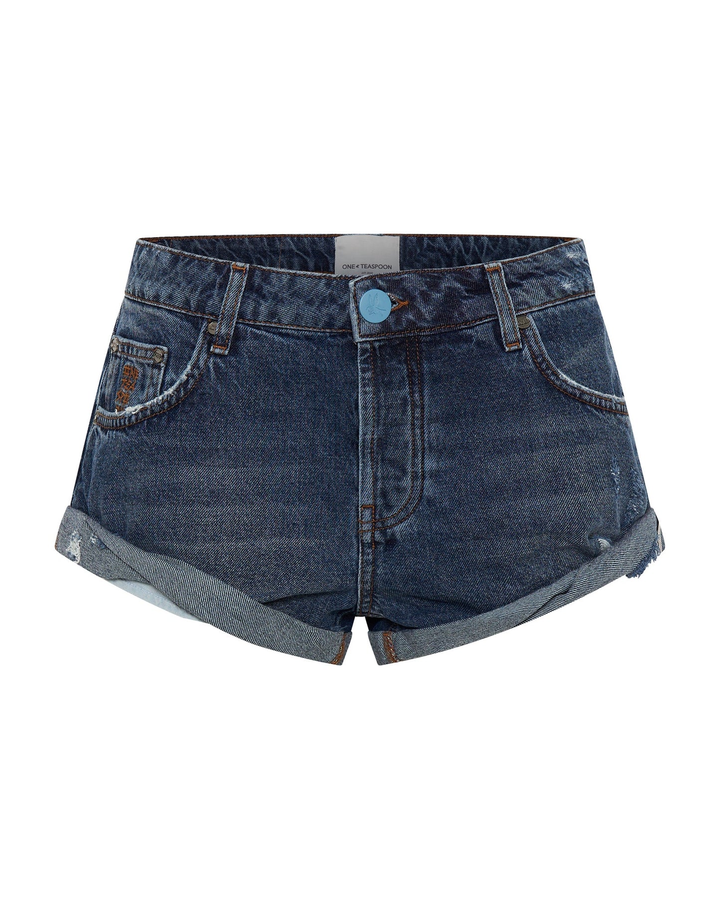 BLUE THUNDER BANDITS LOW WAISTE DENIM SHORT