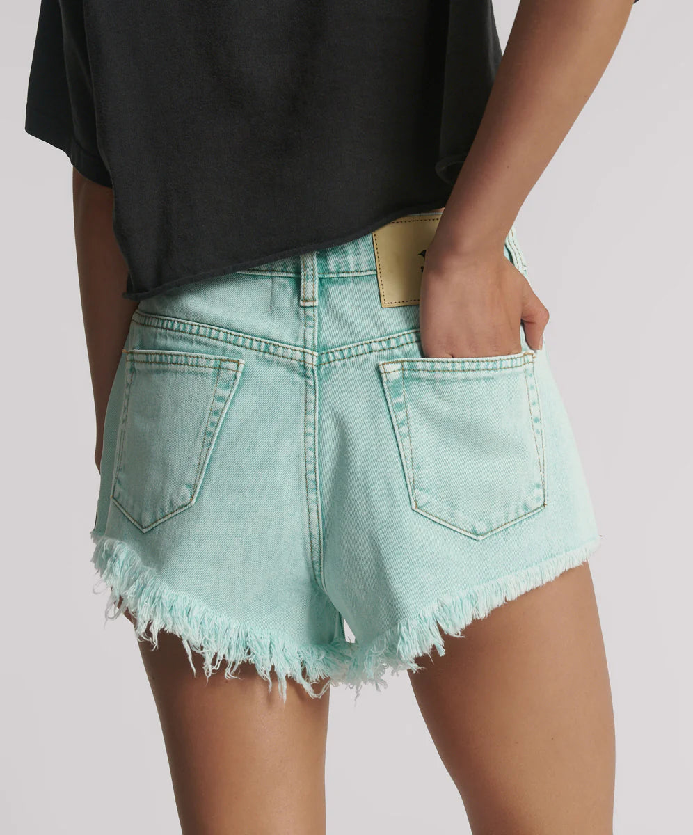 MINT RENEGADES HIGH WAIST DENIM SHORT | MINT