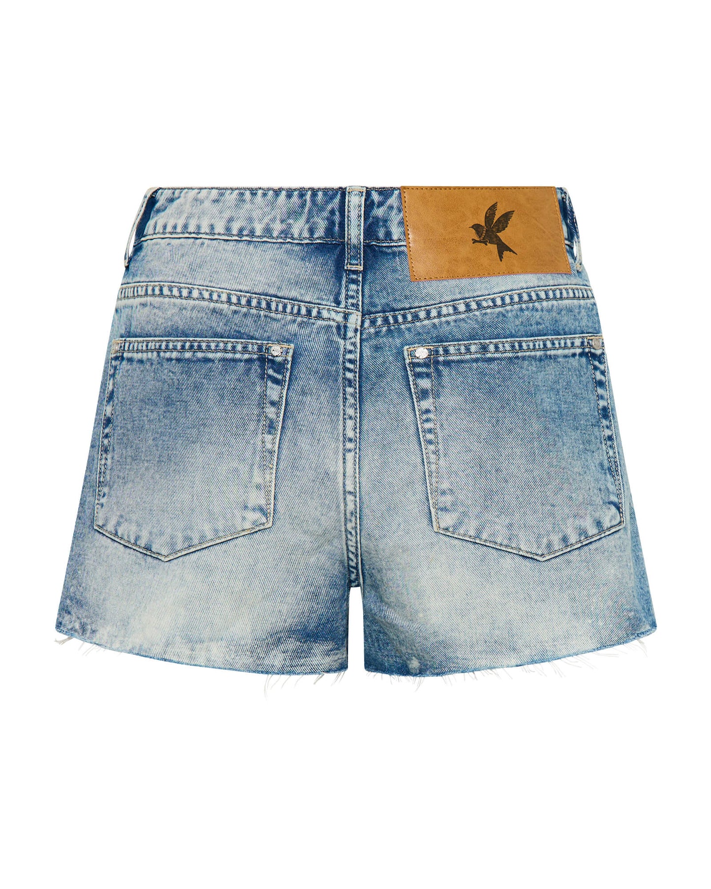 SUNSET BLUE BOWIE HIGH WAIST DENIM SHORT | SUNSET BLUE