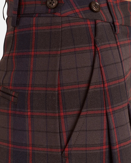 Damson Madder Haisley Trouser Sirius Check
