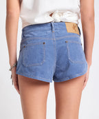 RETRO NOMAD LOW WAIST MICRO CORDUROY MINI SHORTS