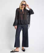 HAYDEN MID WAIST LEG CROPPED DENIM JEANS