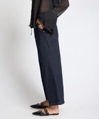 HAYDEN MID WAIST LEG CROPPED DENIM JEANS