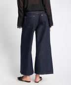 HAYDEN MID WAIST LEG CROPPED DENIM JEANS