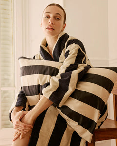 HOMMEY ROBE | VANILLA BEAN STRIPE