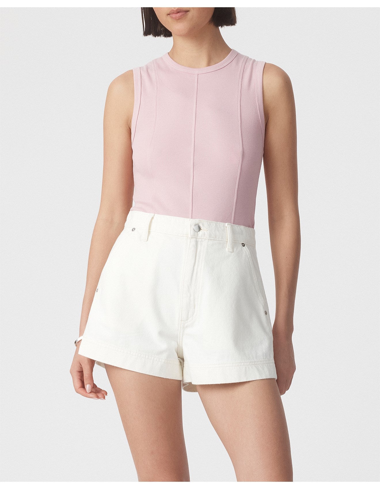 PANELLED RIB TANK | WILDFLOWER