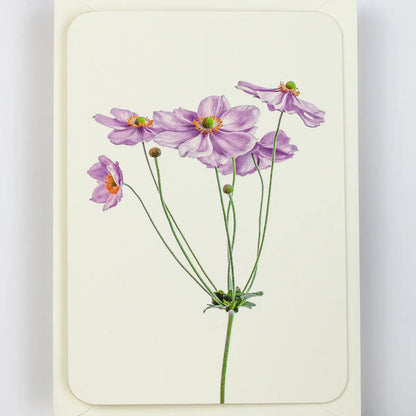 Canonbury Press Anemone Greeting Card Birthday Card