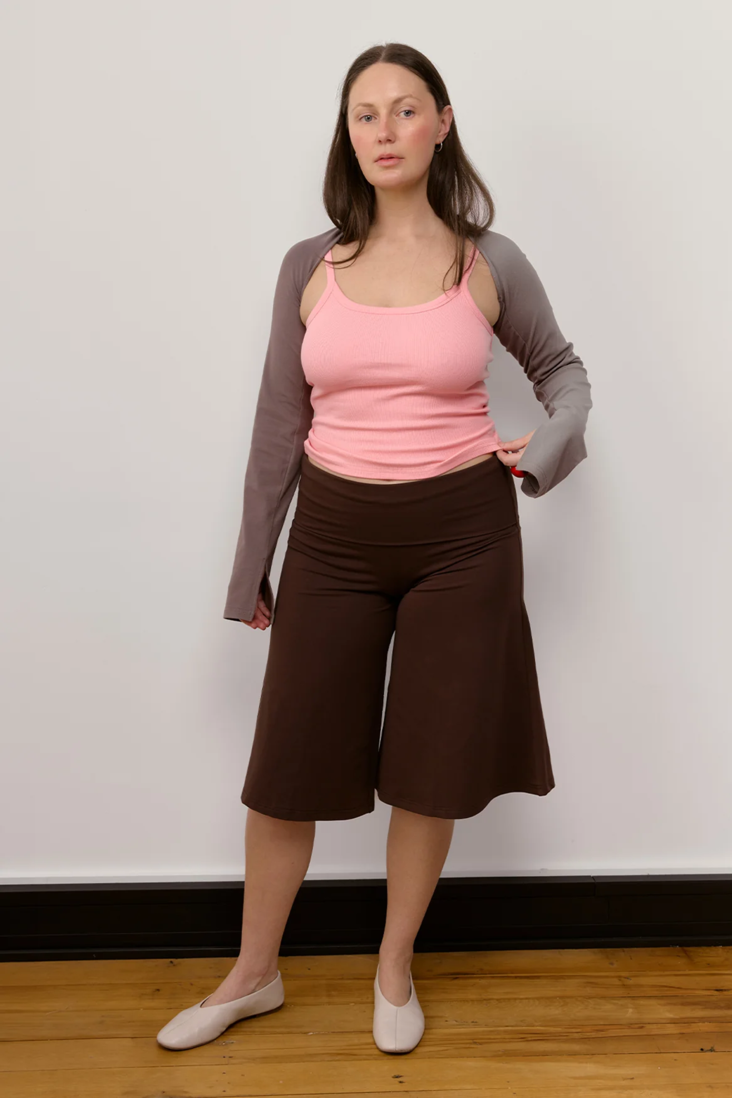 Olga Joan Gaucho Pant Ciocco