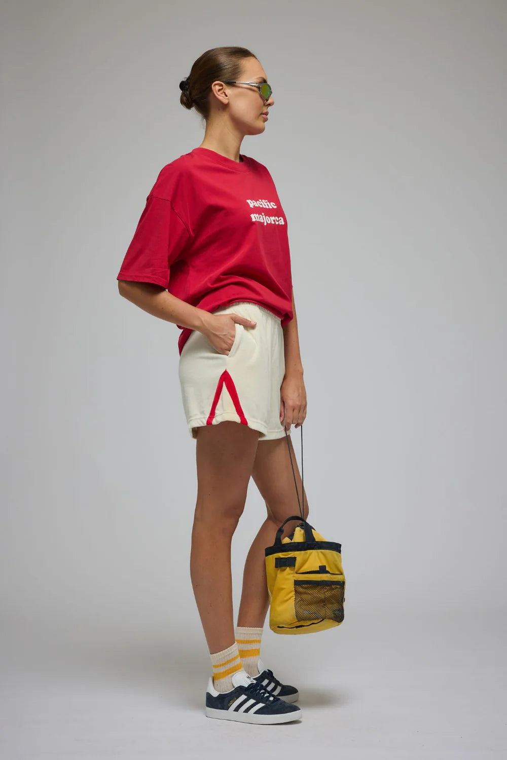 PACIFIC MAJORCA OVERSIZED TEE | WASHED CHERRY PIE
