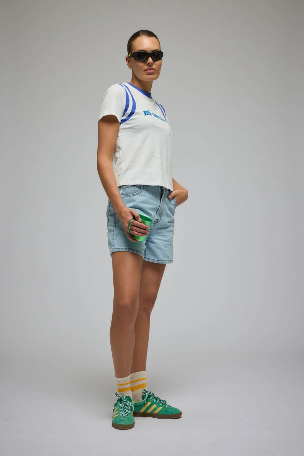 MI SCUSI BABY TEE | WARM WHITE