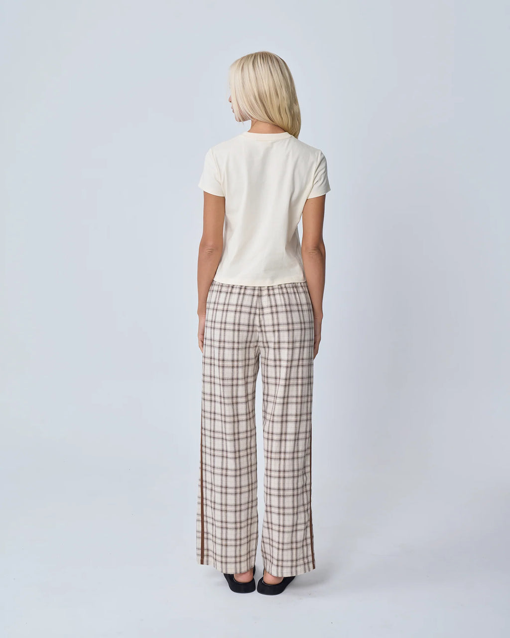 RACER PANT | BROWN PLAID
