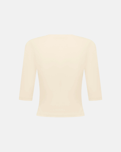 Olga Joan Baby V-Neck Top Avena