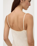 Assembly Label Colette Linen Slip Dress Vanilla