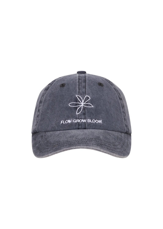 FLOW GROW BLOOM DAD CAP | NAVY