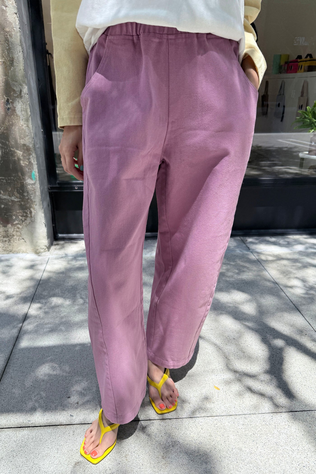 Le Bon Shoppe Arc Pants Dusty Lilac