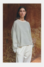 MALONE STRIPE WIDE SLEEVE TEE | CREAM/BLACK