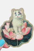 Astral Weekend Cat on Lotus